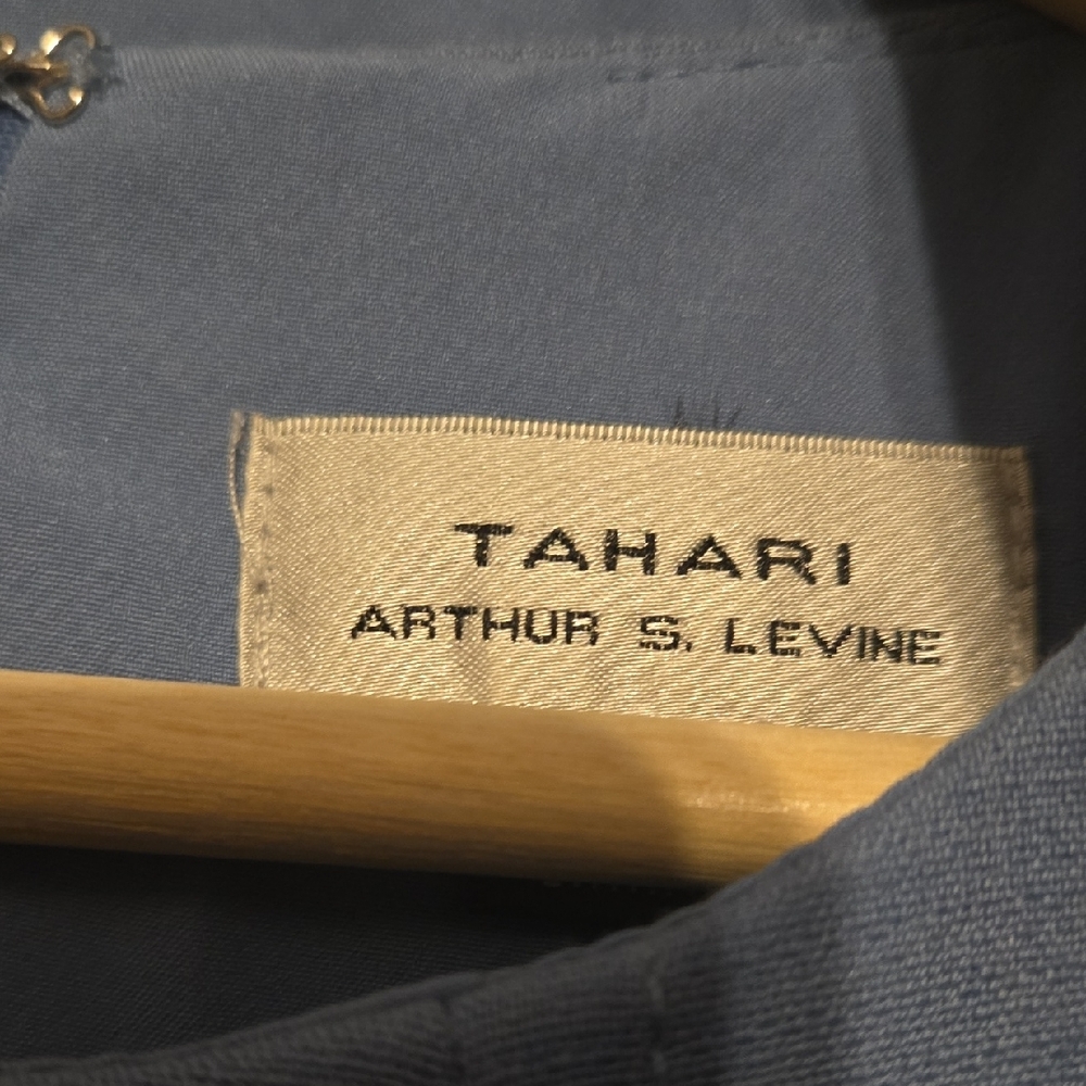 Tahari ASL Sky Blue Dress With Jacket - Picture 2 of 8